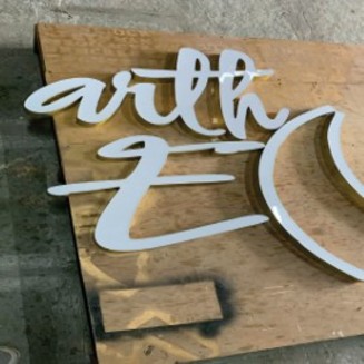 Important Without Edge Profile Letters